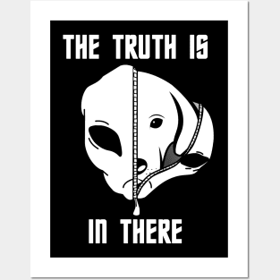 The truth is in there - dog in alien Posters and Art